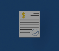 Cartoon illustration of a document